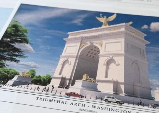 Trump's proposed arch